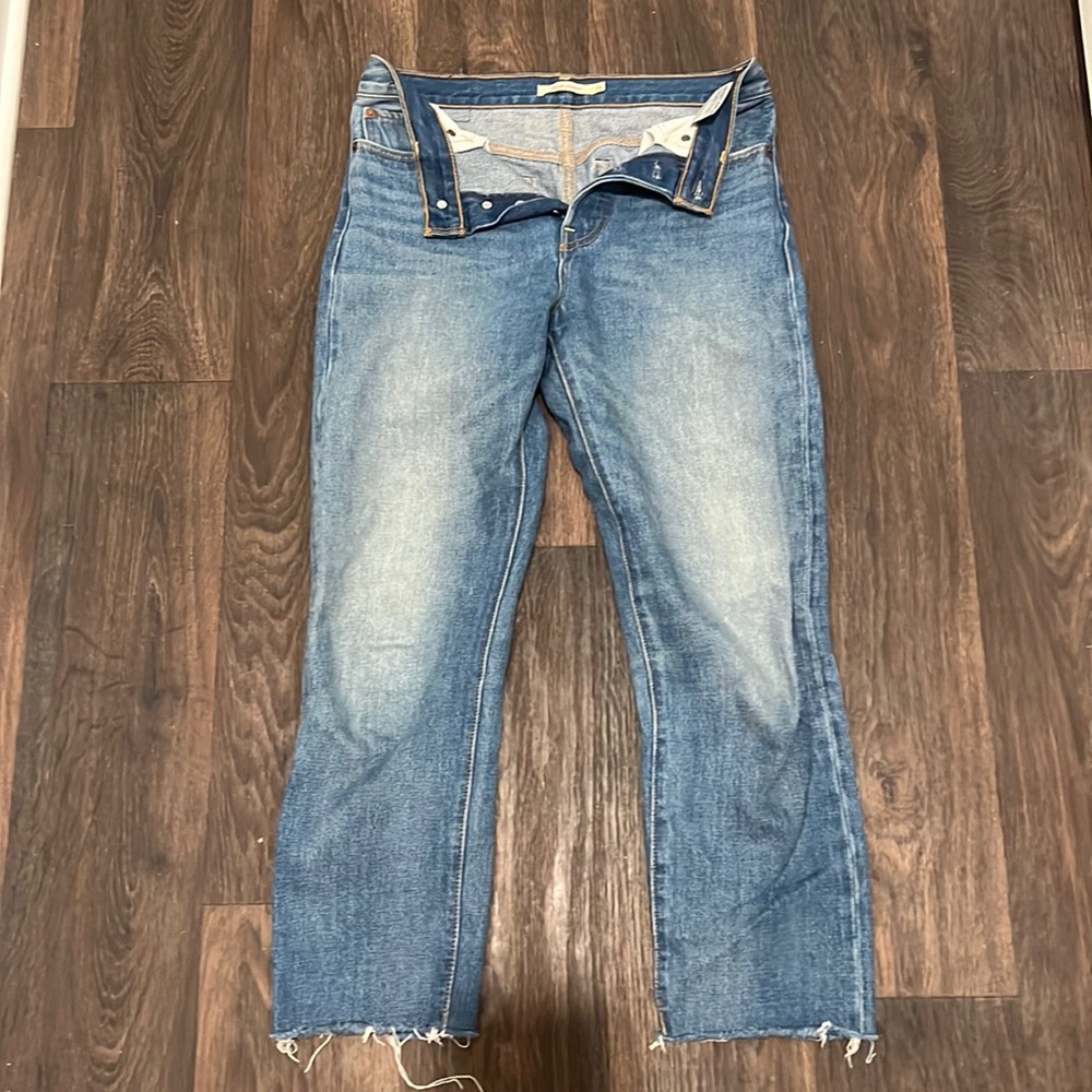 Levi’s Wedgie Straight Jeans Button Fly Pants Size 26 Women’s